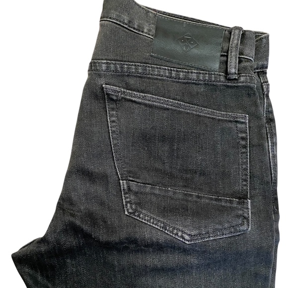 Roark mens Hwy 128 Straight fit denim jean faded black 31x30 - Picture 3 of 9
